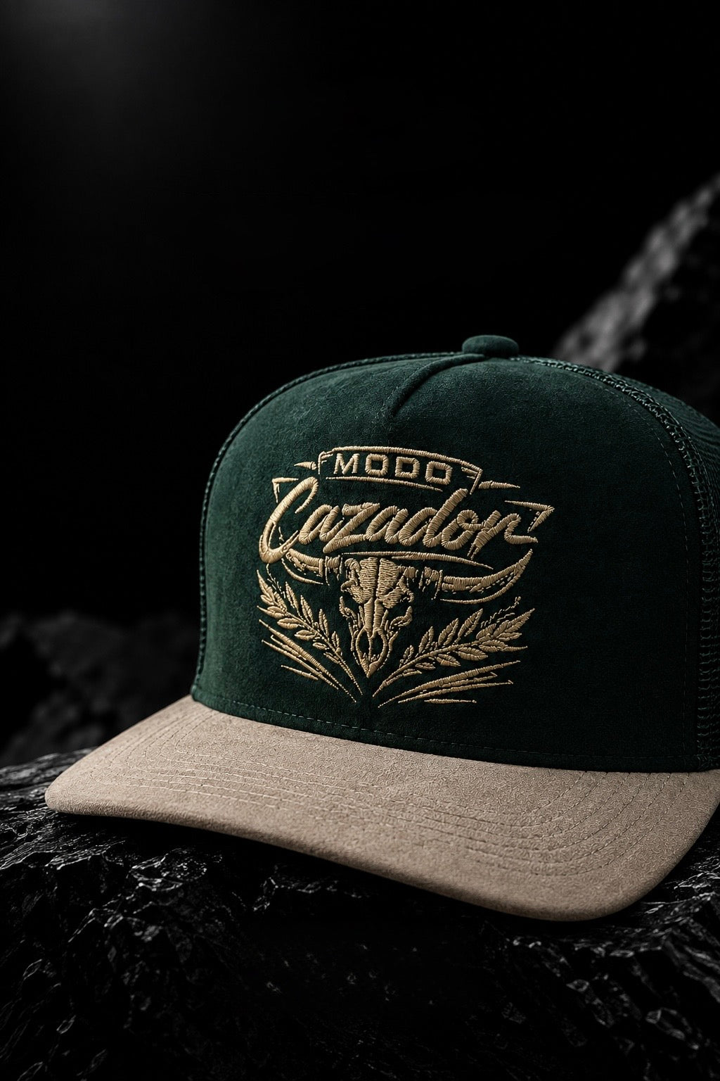 GORRA ¨CACERÍA¨ VERDE-BEIGE
