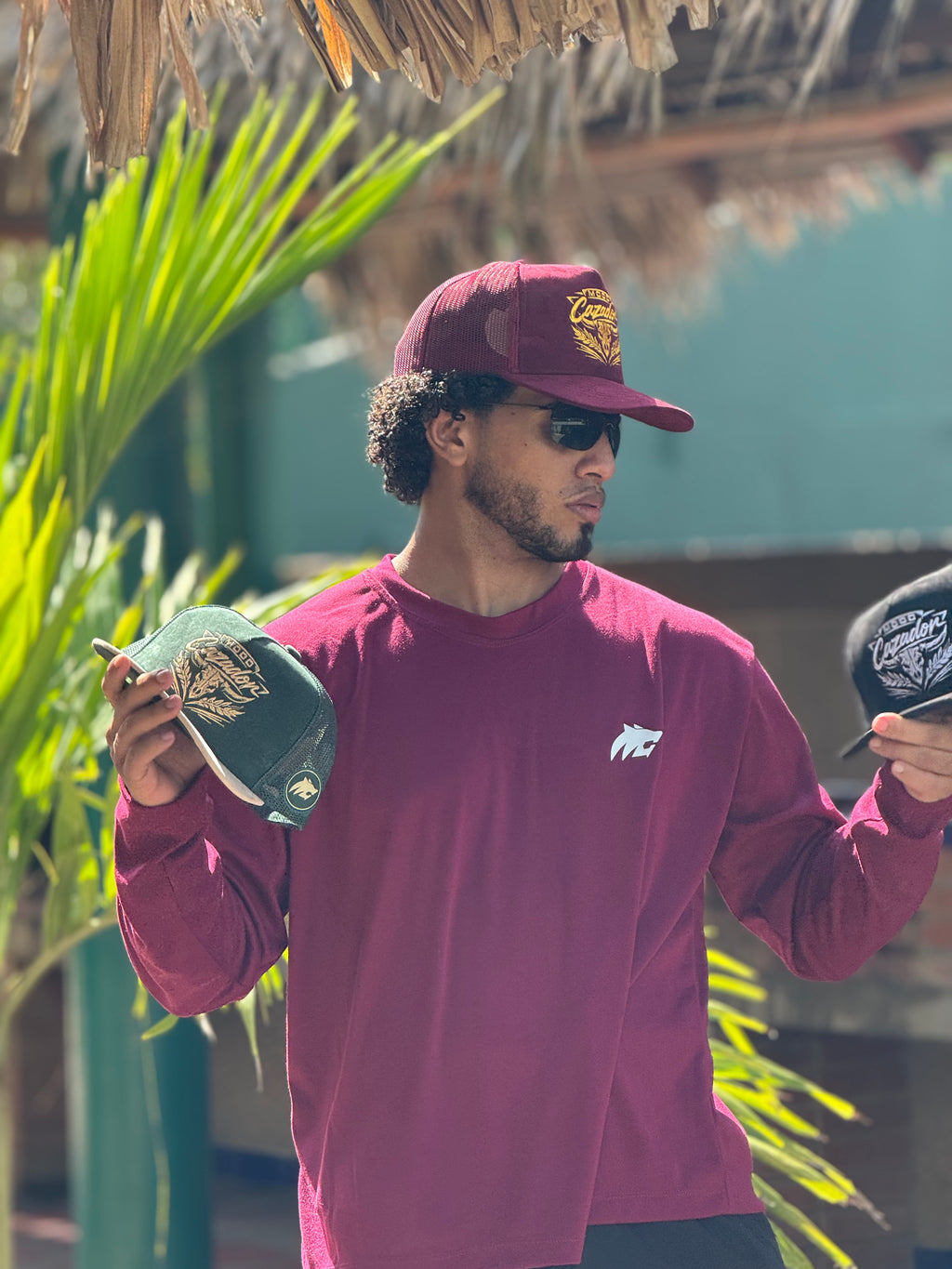 GORRA ¨CACERÍA¨ VINOTINTO